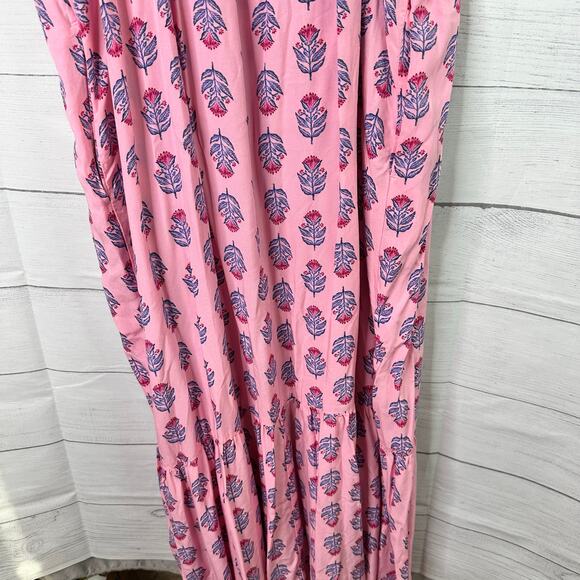 Old Navy Womens size XL Tie Back Ruffle Tiered Ruffle Hem Maxi Dress - Picture 8 of 11